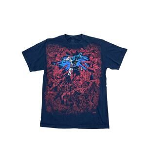 2011 DC comics Batman Zombie Horde Outbreak Medium Cartoon graphic tee shirt